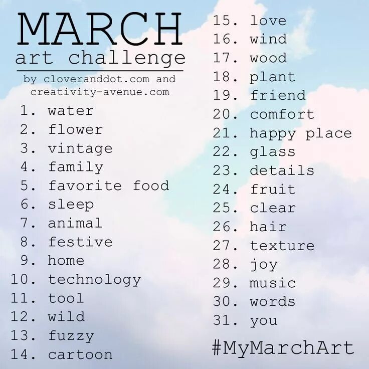 Articles challenge. Арт челленджи 30 дней. challenge для художников. челлендж для рисования. челленджи для художников.