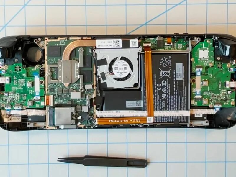 Ability to read teardown. Steam deck внутри. steam deck в разборе. steam deck teardown. ssd в разборе.