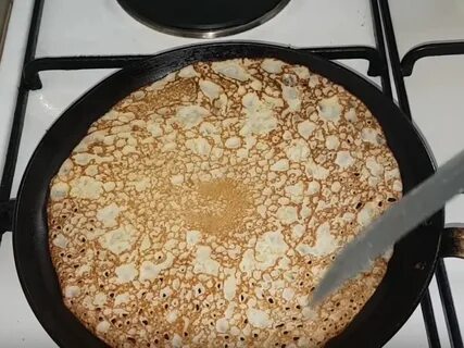 Блины домашние с дырочками