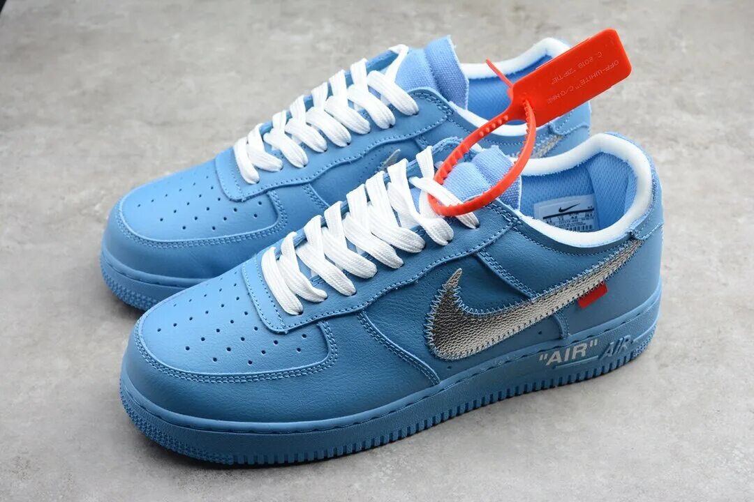 Off-White x Nike Air Force 1 MCA. Nike Air Force 1 MCA. Off White Nike Air Force 1 Low Blue. Nike Air Force 1 off White Blue.