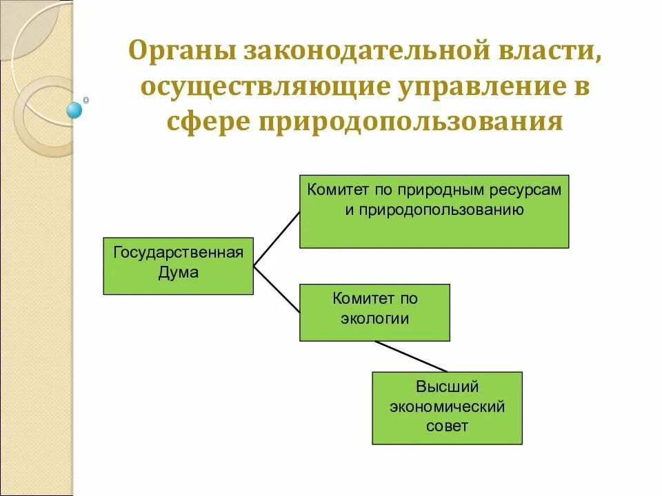 Система управления охраны окружающей среды и природопользования в РФ. Органы законодательной власти. Органы управления природопользованием. Механизмы управления природопользованием. Государственные органы управления природопользования