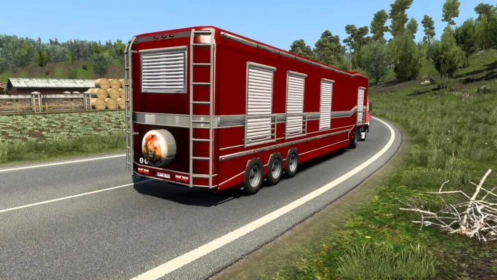 Караван прицеп. Цирковой грузовик. Euro Truck Simulator 2 прицепы поезда 1 45 мод. Euro Truck Simulator 2 Москва. Мод на караваны