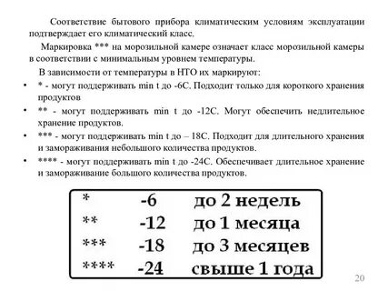 Климатический класс характеристики