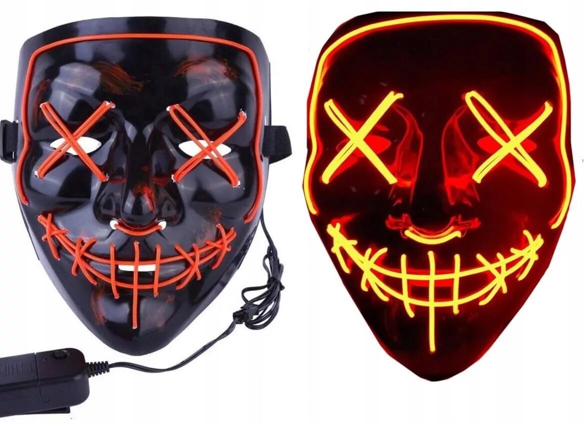 Светодиодная маска купить. Маска с подсветкой. Светодиодная маска. Неоновая маска. Маска со светодиодами.