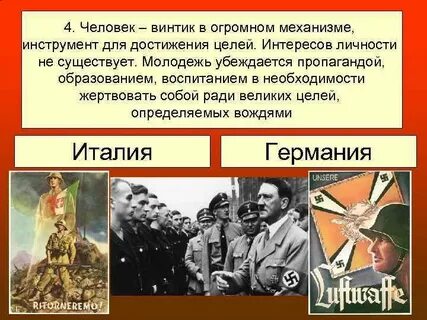 Италия тоталитарное