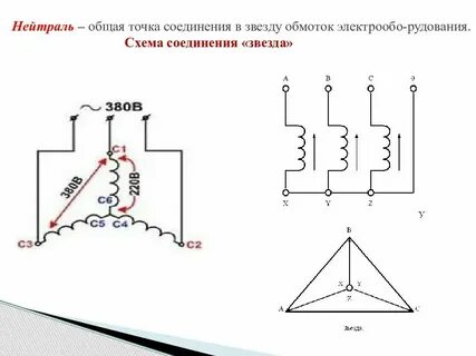 Треугольник на двигателе схема