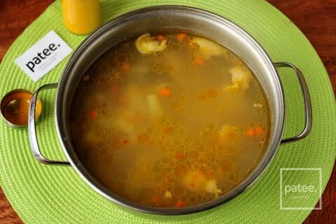 Куриный суп без зажарки