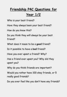 Questions about friends