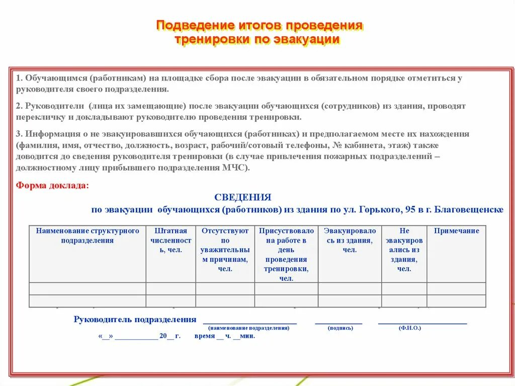 Журнал проведения тренировки по эвакуации людей при пожаре. Журнал регистрации эвакуации в ДОУ. Журнал учета тренировок по эвакуации при пожаре в ДОУ. Форма заполнения журнала эксплуатации систем противопожарной защиты.