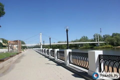 Набережная реки урал в оренбурге