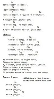 Песня под гитару волк