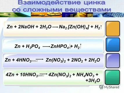Zn h2o 4 2 naoh