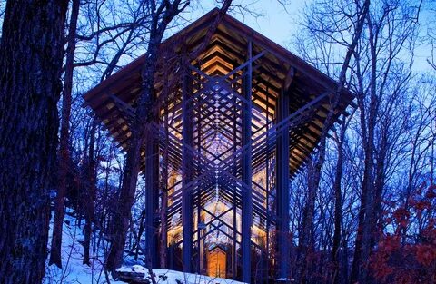 Hidden Architecture: Thorncrown Chapel.