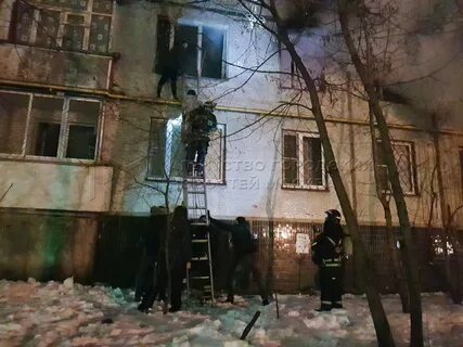 Пожар в западном
