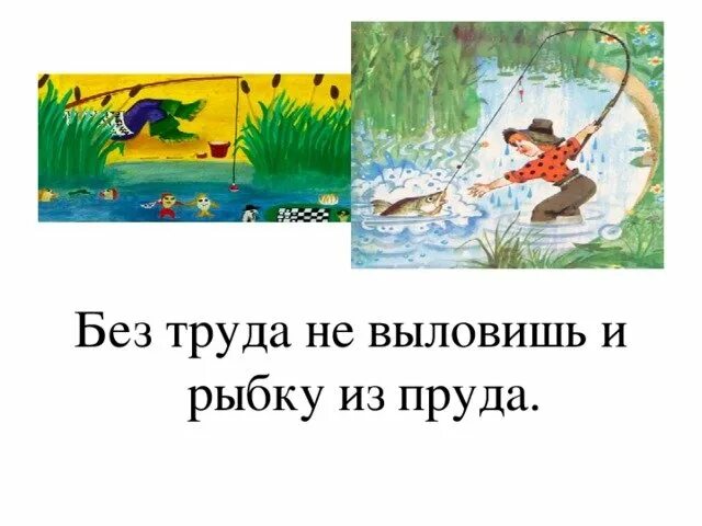 Рыбка из пруда пословица. Рыбка из пруда пословица