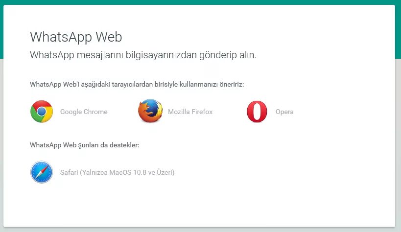 Ватсап браузер не работает. Ватсап в гугл хром. google chrome microsoft edge safari mozilla firefox opera фото.