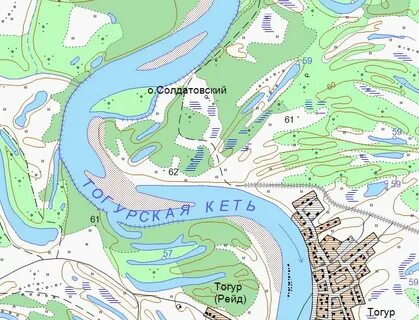 Карта проток