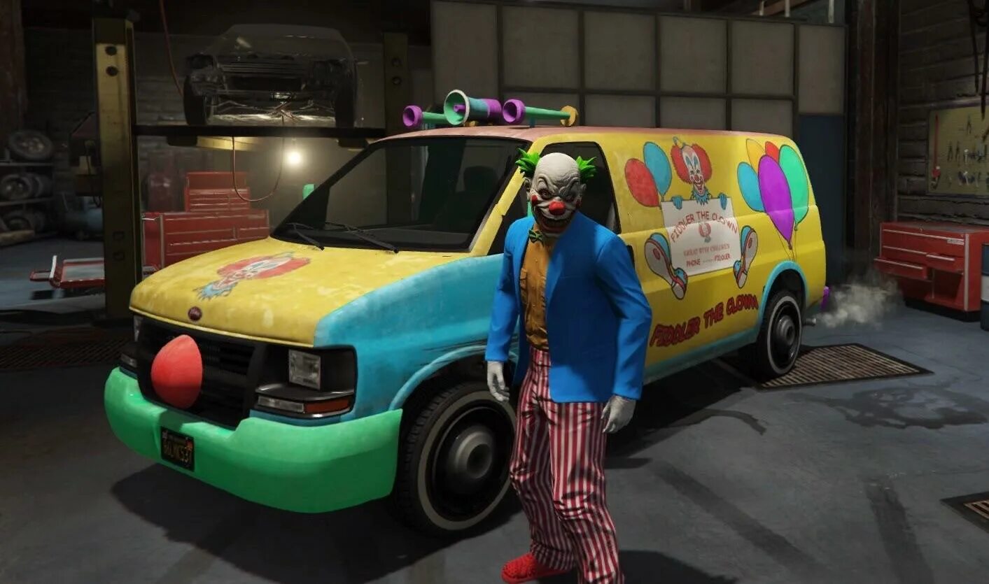 Гта клоун. Клоунские машины ГТА 5. ГТА 5 Clown van. Клоунский фургон ГТА 5.