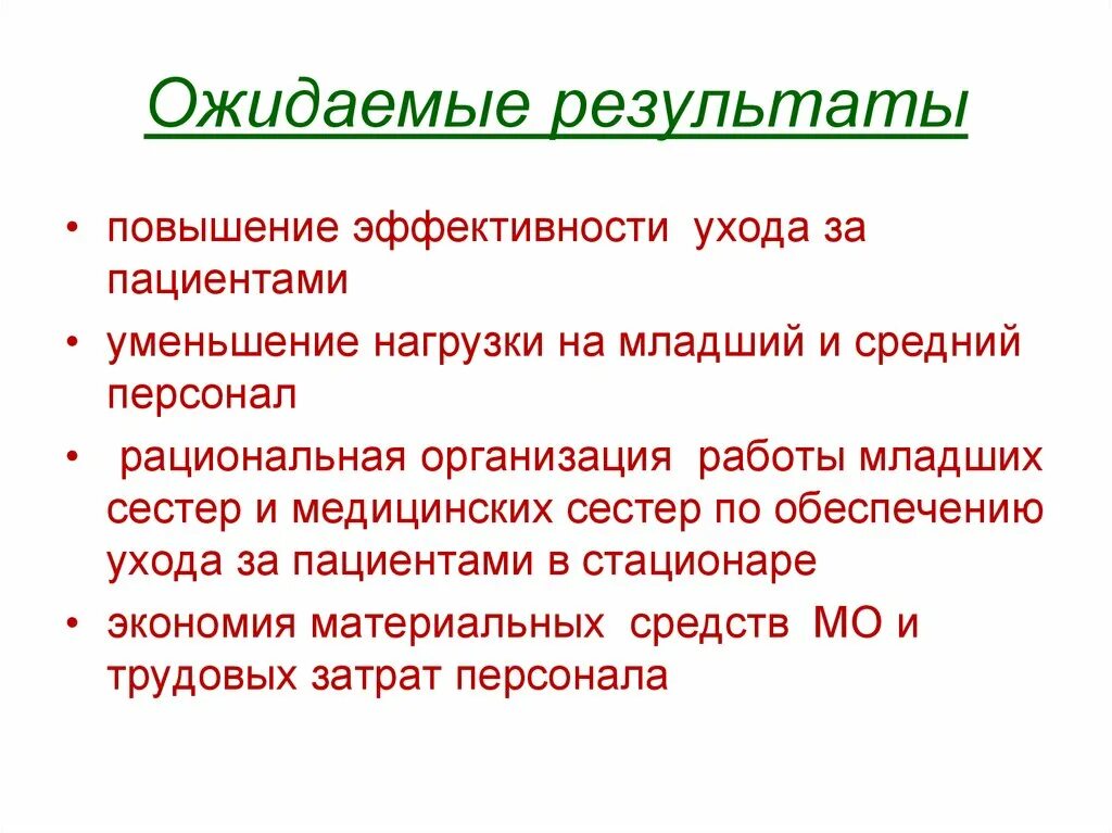 Ожидаемый результат пациента. Уход за больными. Ожидание результата ухода за пациентом. Оценка эффективности ухода за пациентом.