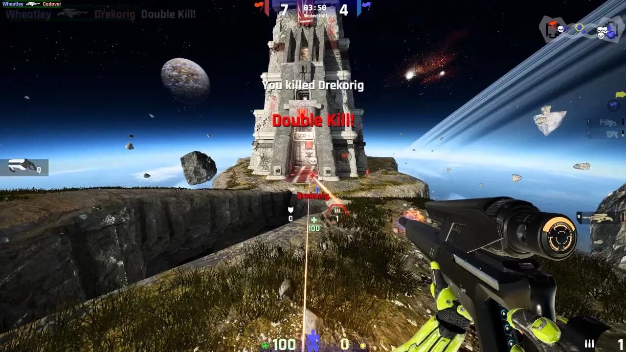 Secret level unreal tournament. Unreal tournament геймплей. unreal tournament две башни в космосе. unreal tournament карта в космосе. unreal tournament alpha.