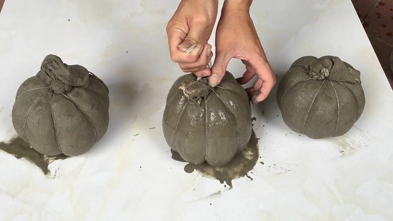 Как сделать тыкву из теста