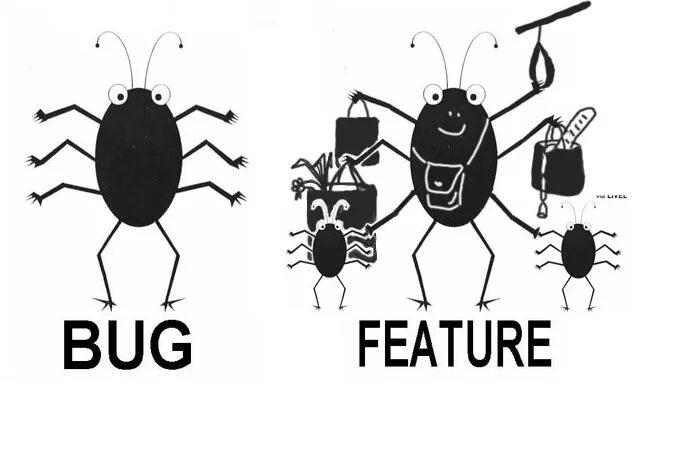 Bug script. Баг и фича. баак. bugs программирование. баг жучок.