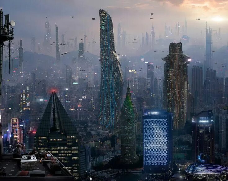 Future town. Экуменополис Корусант. Cyberpunk City небоскребы. Экуменополис 2100. Корусант Дубай.