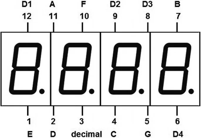 7 сегмент. Индикатор 5461as распиновка. 5461as-1 распиновка. дисплей 7-сегментный 4 распиновка. 4 разрядный 7 сегментный индикатор схема.