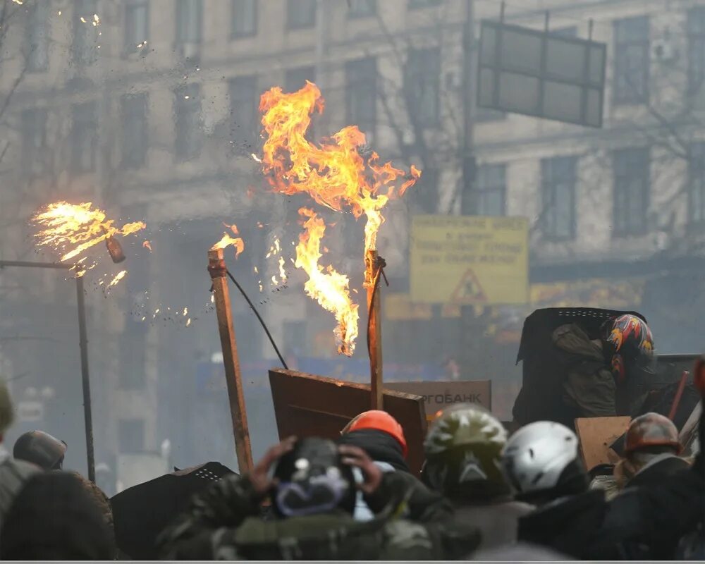 Внутренние войска на Майдане. Беркутовцы на майдане