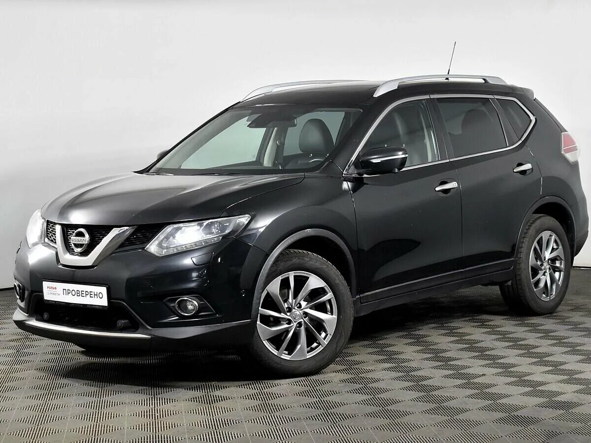 Купить ниссан трейл 2015. Nissan x-Trail III 2.5 4wd CVT (171 Л.С.) чёрный с пробегом.