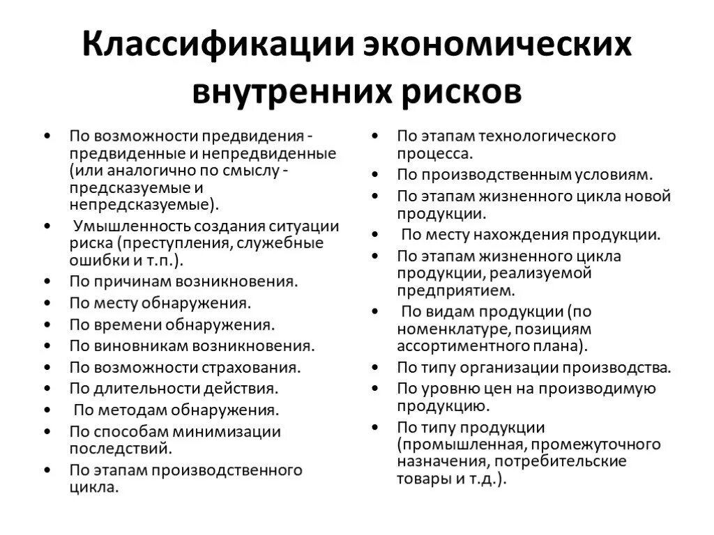 Экономические риски производства. Внутренние и внешние риски организации. Виды рисков внешние и внутренние. Внешние и внутренние экономические риски. Внешние и внутренние факторы рисков.