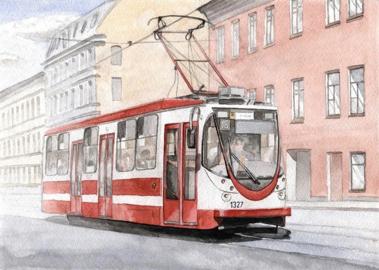 Город трамвай детвора. Трамвайный вагон АКСМ-601.02. Трамвайный вагон лм 99. Трамвай рисунок. Нарисовать трамвай.