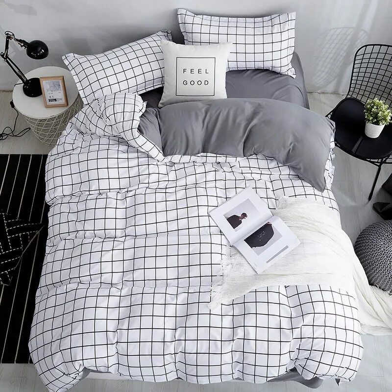 Постельное белье Кинг сайз. Bed Linen Set белье 140:200. Клетчатое постельное белье икеа. Икеа постельное бельё 1.5 спальное.