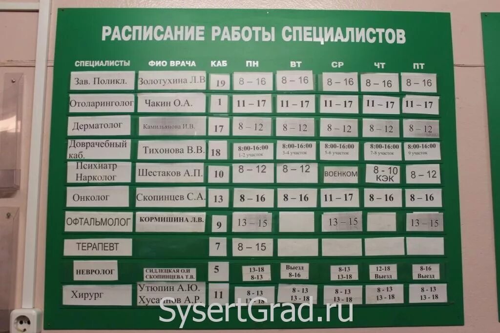 Расписание врача юрьев польский. Расписание стоматологии. Расписание работы поликлиники. Часы работы регистратуры поликлиники. График работы врачей.