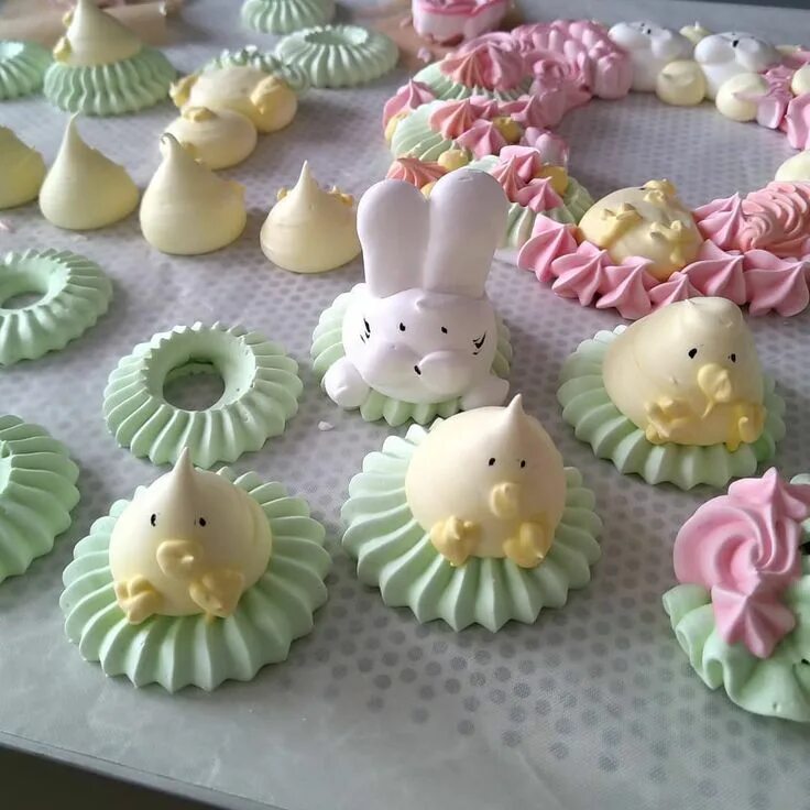 Цыплята из зефира