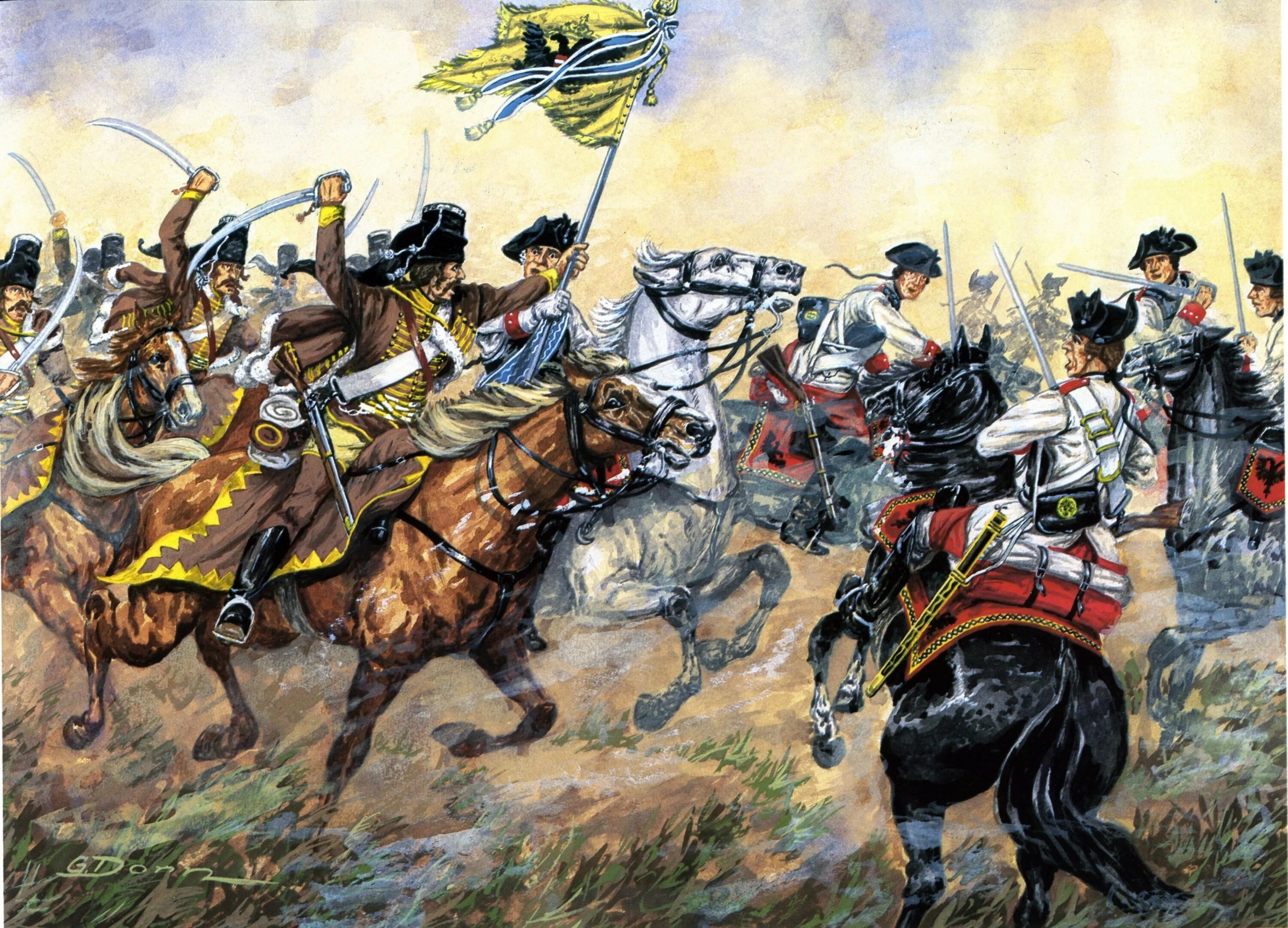Прусская армия 1756. Первый общеевропейский военный конфликт