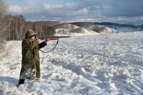 Охотясь зимой