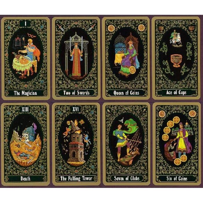 Русская колода Таро. Колода карт Таро на русском. Таро «Russian Tarot of St. Petersburg». Колода Таро лубок.