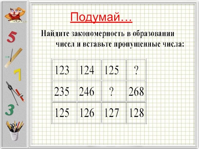 Найдите закономерность по которой составлены числа. Найди закономерность и вставь пропущенные числа. Найти закономерность и вставить пропущенное число. Найти закономерность и вставить пропущенные цифры. Найти закономерность и вставьте недостающее число.