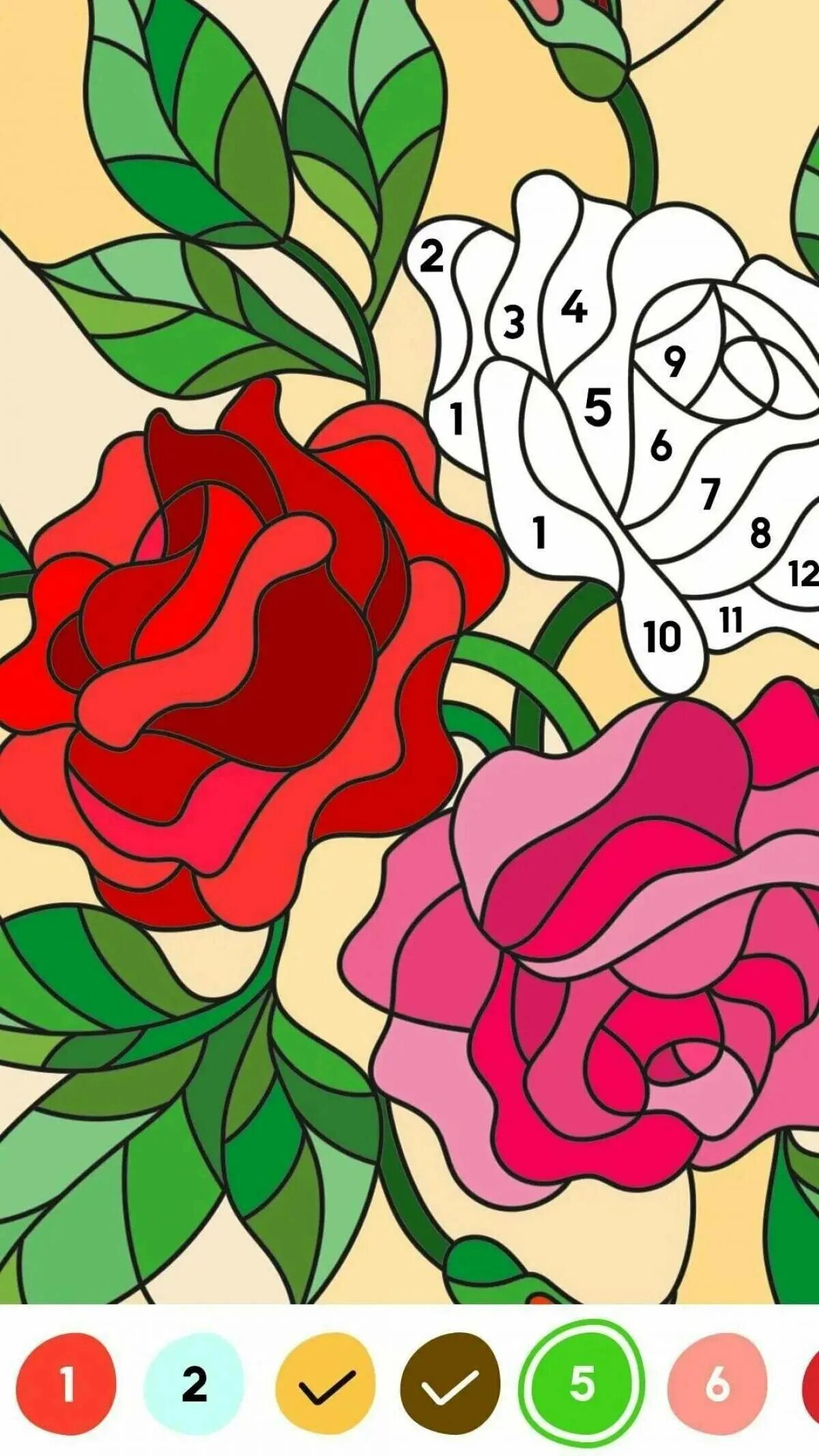 Раскраска по номерам розы. Игра цветы разукрашивать по номерам. Хэппи колор. Colour играть. Приложения для раскрашивания по номерам.