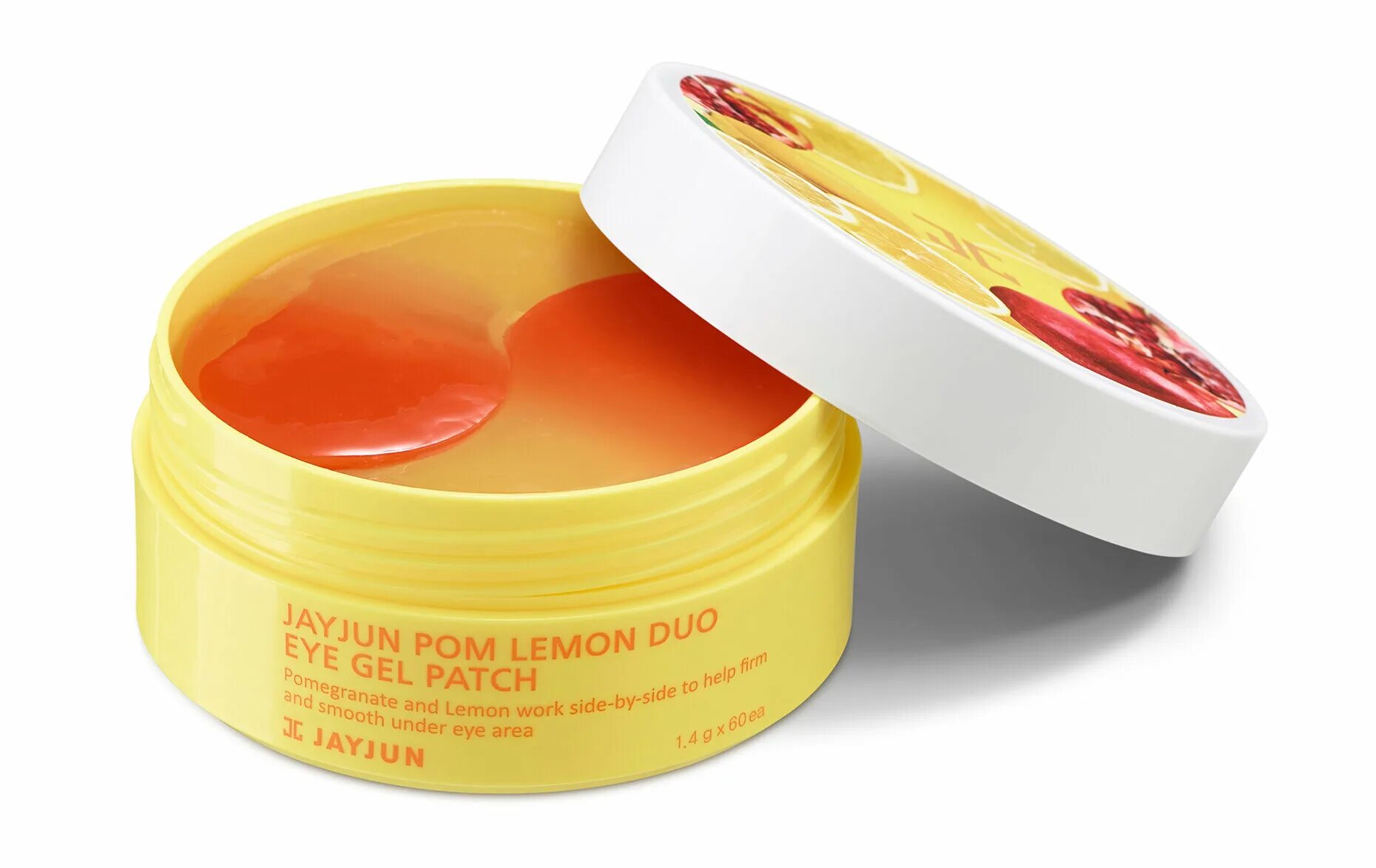 Патчи 60 шт. Jayjun pom lemon duo eye gel patch. jayjun] гидрогелевые патчи для зоны вокруг глаз pom lemon duo eye gel patch 60шт. патчи для глаз jay jun. патчи с лимоном и гранатом от jayjun.