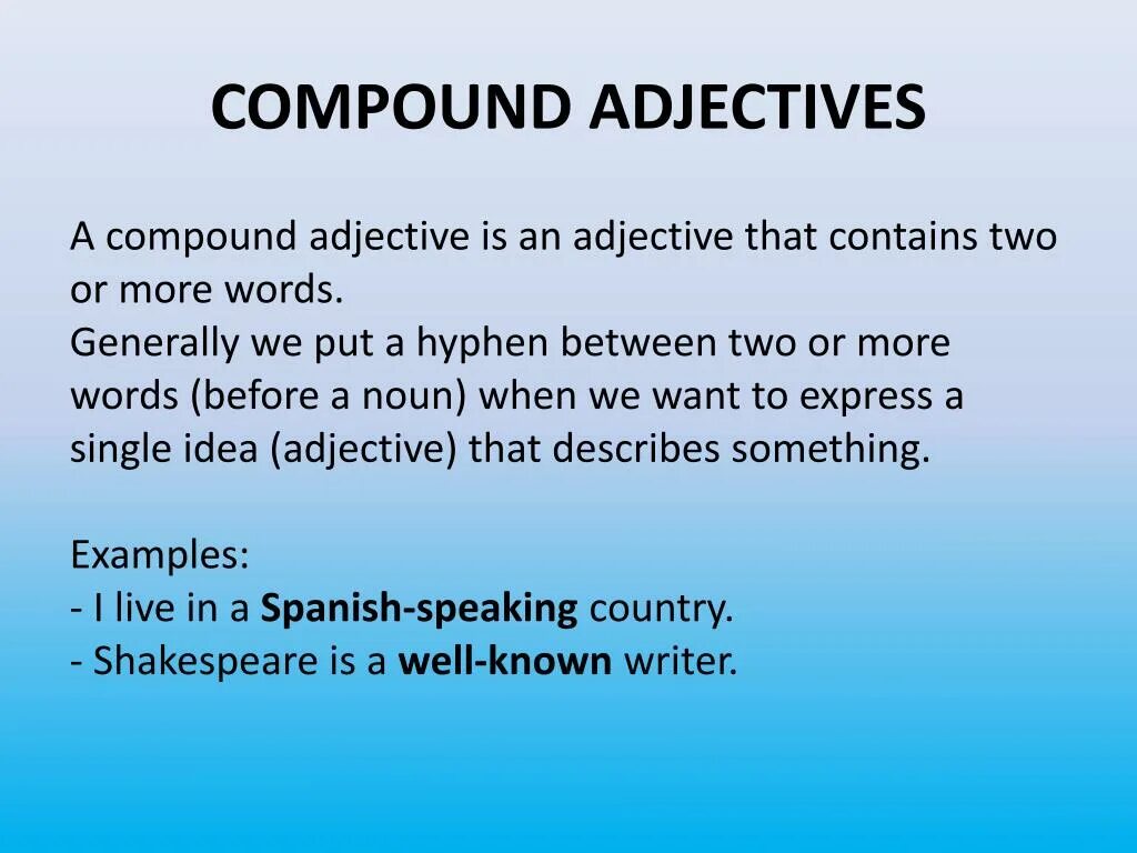 Compound adjectives. Compound adjectives правило. Adjective adverb past participle примеры. Compound adjectives правило. Compound adjectives примеры.