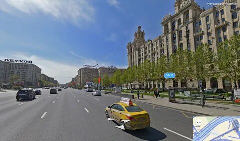 Кутузовский проспект вчера