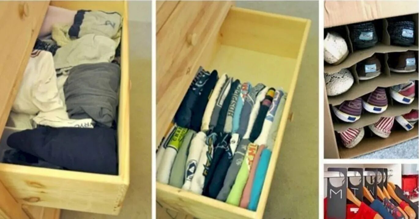 куда можно сложить. складывание вещей в шкафу. хранение детских вещей в комоде. порядок в шкафу. органайзер для хранения клубков.