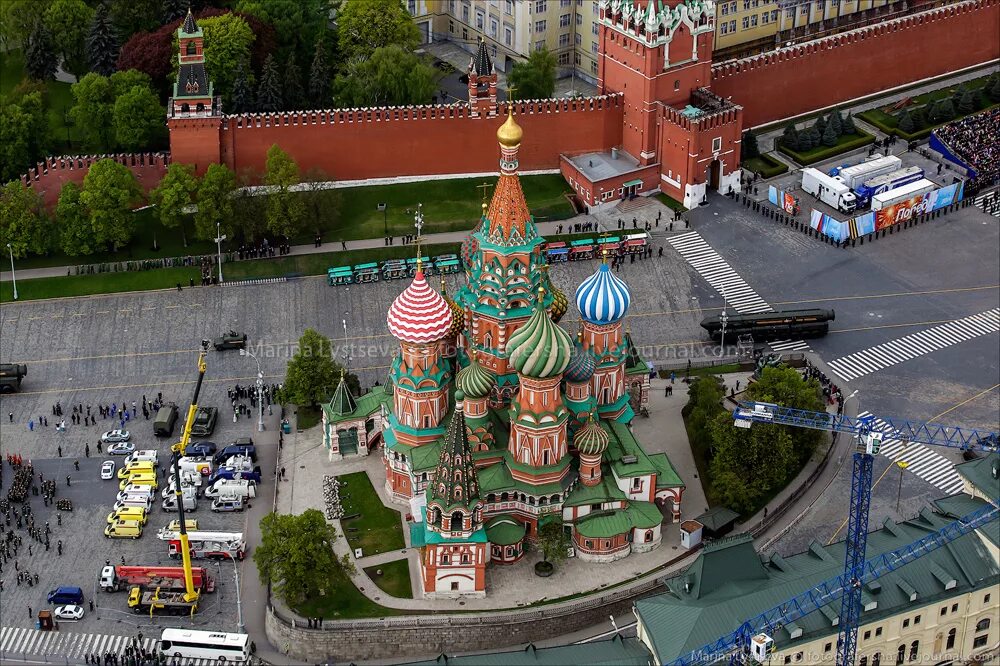 Храм Василия Блаженного сверху. Виды храма Василия Блаженного в Москве. Модель красной площади