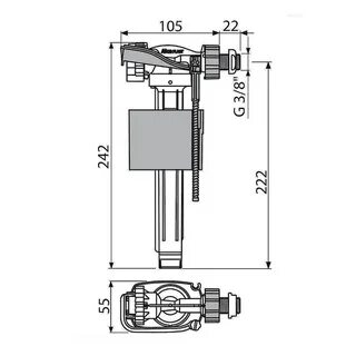 Подводка alcaplast