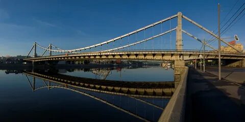 Москва река крымский мост
