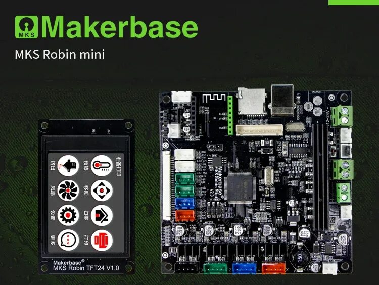 MKS Robin Mini v2. MKS Robin Mini v2.0. MKS Robin TFT_V2.0. Makerbase MKS Robin Nano v4.