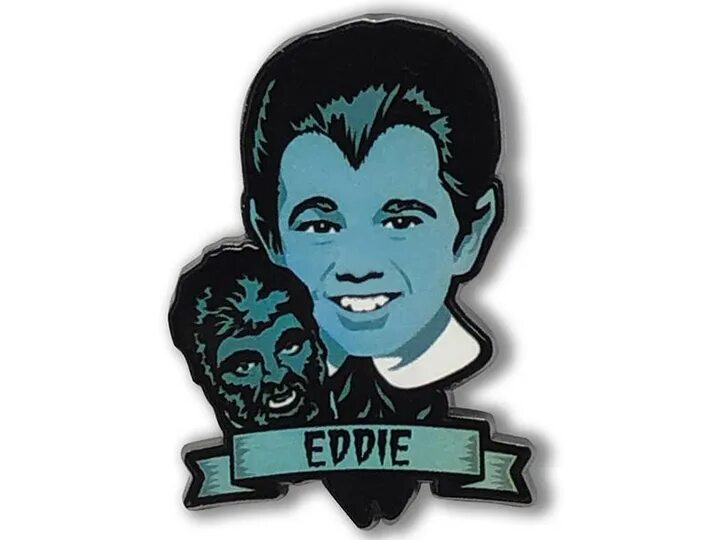 Эдди Манстер. The Munsters значки. The Munsters наклейки. Фигурки Eddie Munster. Ретро гоу