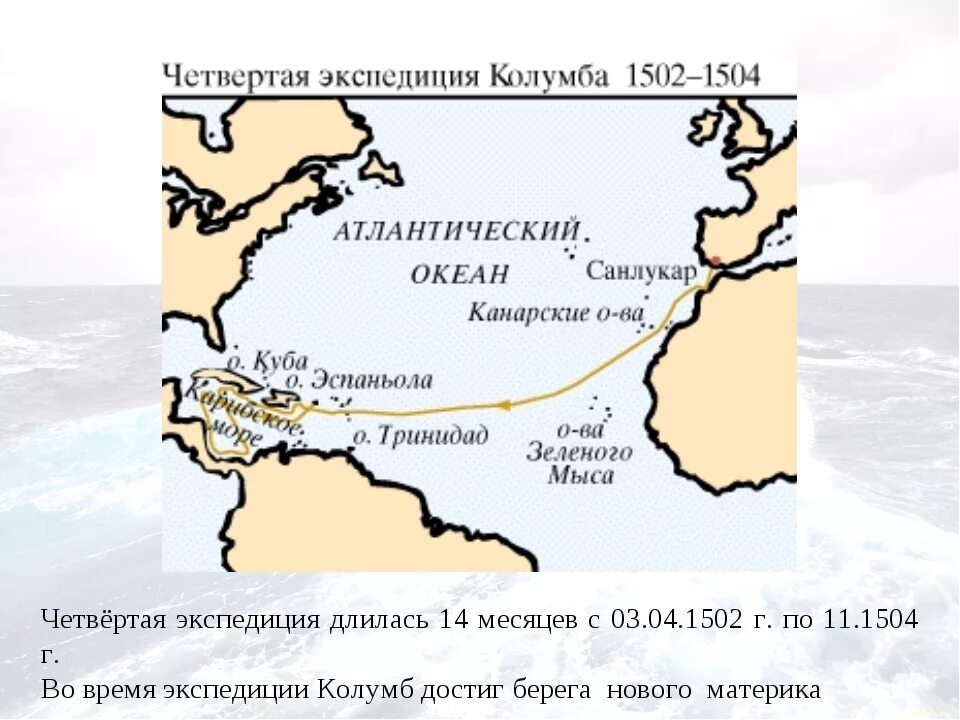 Вторая Экспедиция Христофора Колумба. Путешествие христофора колумба на карте